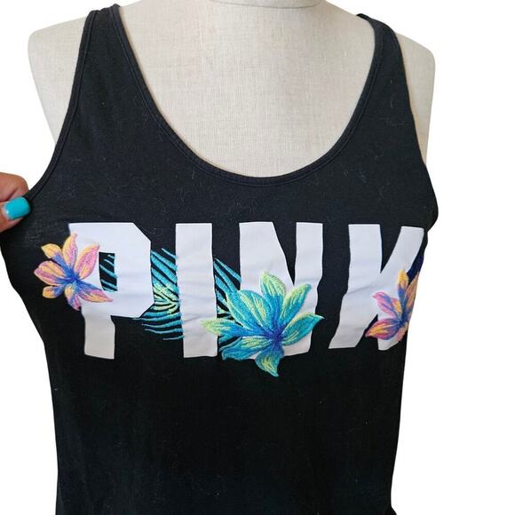 Pink Hawaiin Floral Tank Large - Picture 2 of 5